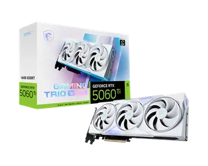 GeForce RTX 5060 Ti 16G GAMING TRIO WHITE